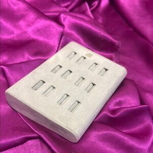 Elegant Silver Ring Display